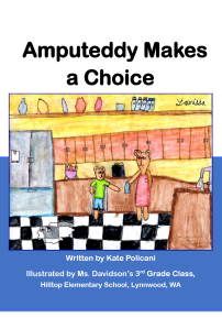 Amputedd makes a choice ebook cover